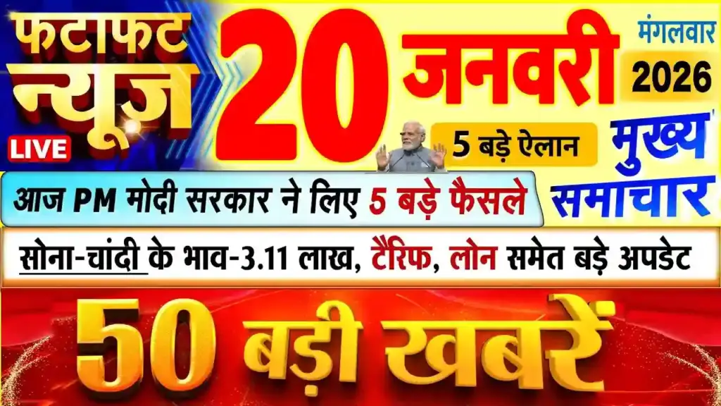 चांदी की कीमतों में ऐतिहासिक उछाल और भारत की बढ़ती आर्थिक शक्ति: आज की बड़ी खबरें